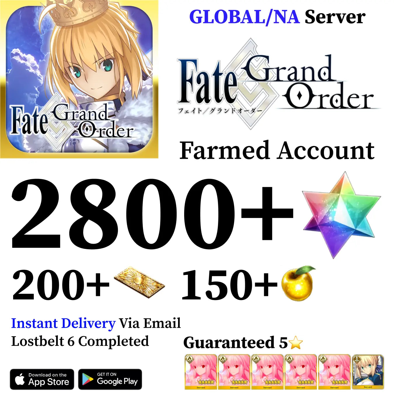 FGO Endgame Account [Global]