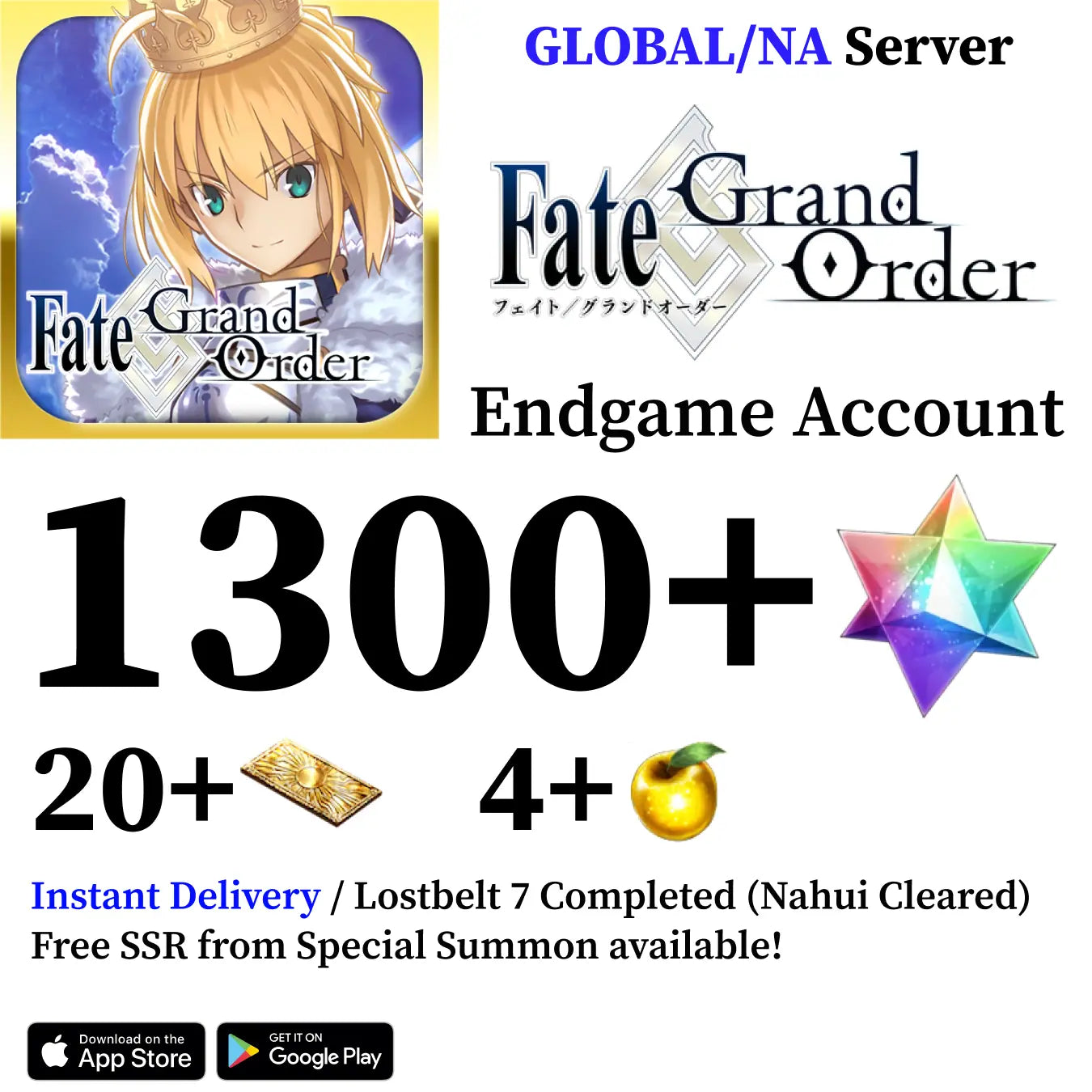 FGO Endgame Account [Global]
