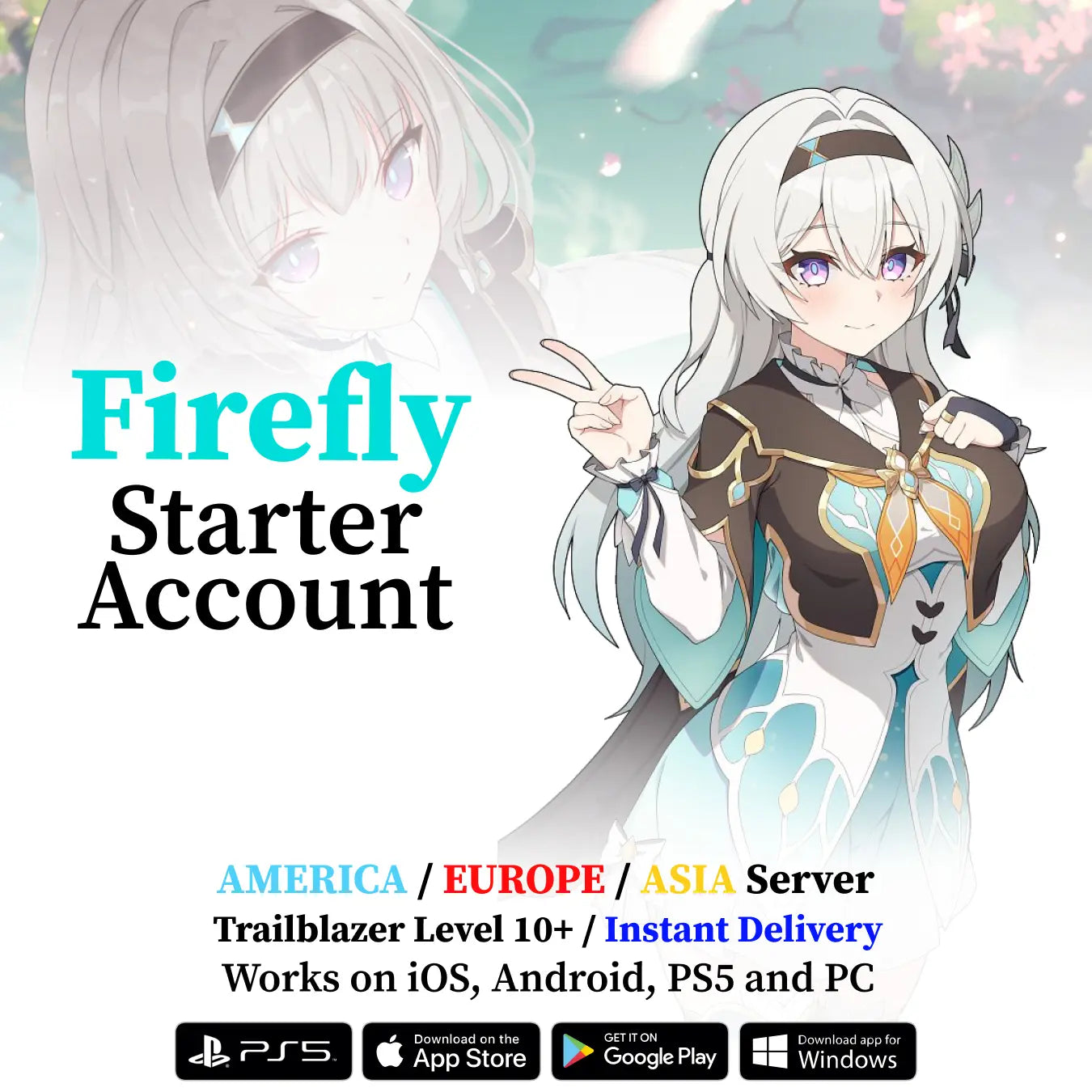 Firefly Honkai Star Rail Starter Account [ASIA]