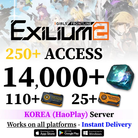 GFL2 EXILIUM Starter Reroll Account – HaoPlay Korea Server