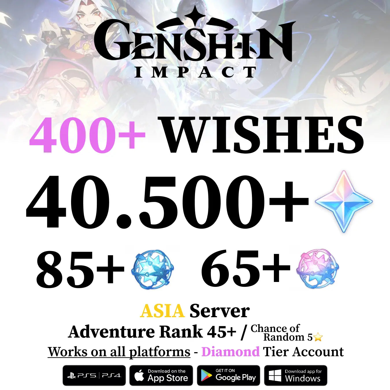 Genshin Impact Account