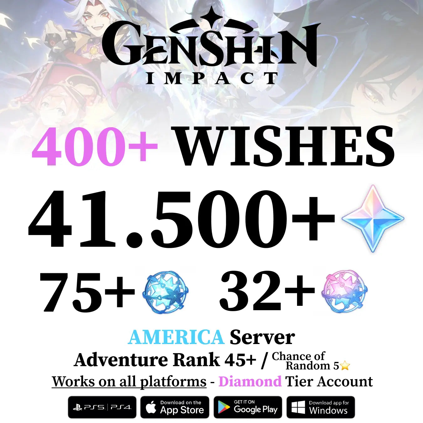 Genshin Impact Account