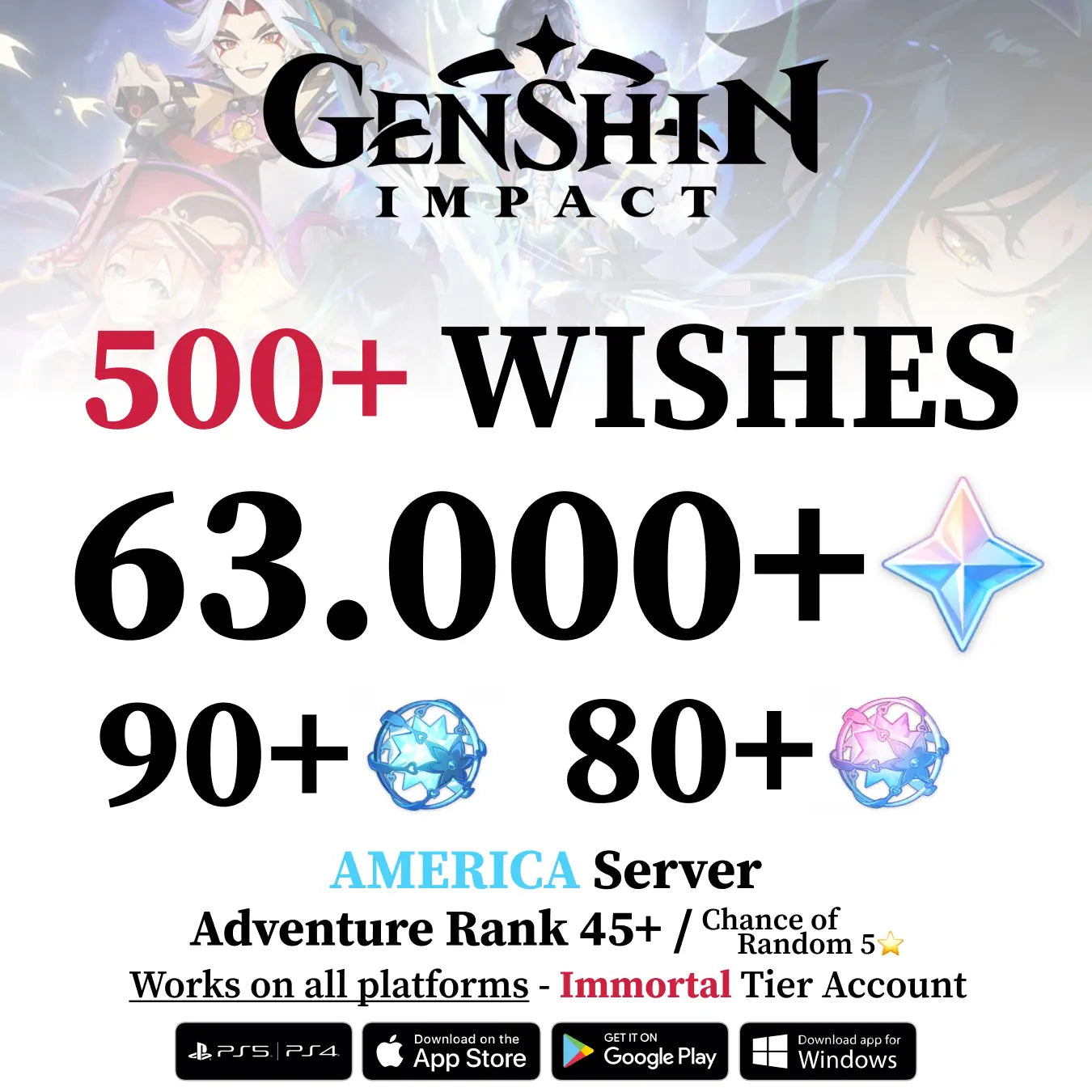 Genshin Impact Account