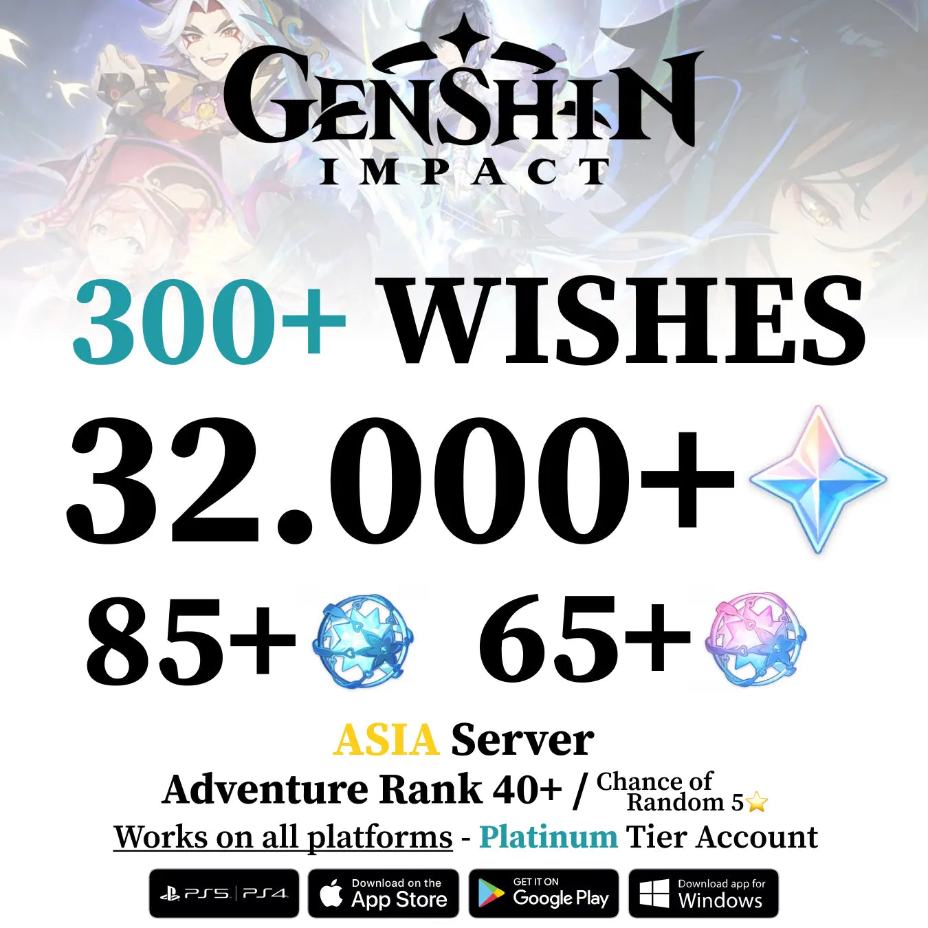 Genshin Impact Account