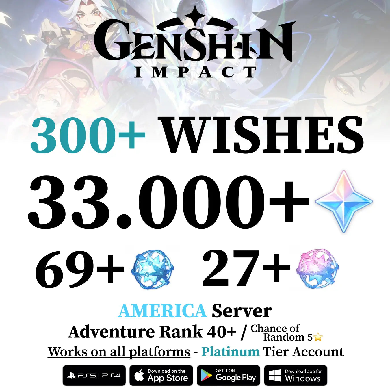 Genshin Impact Account