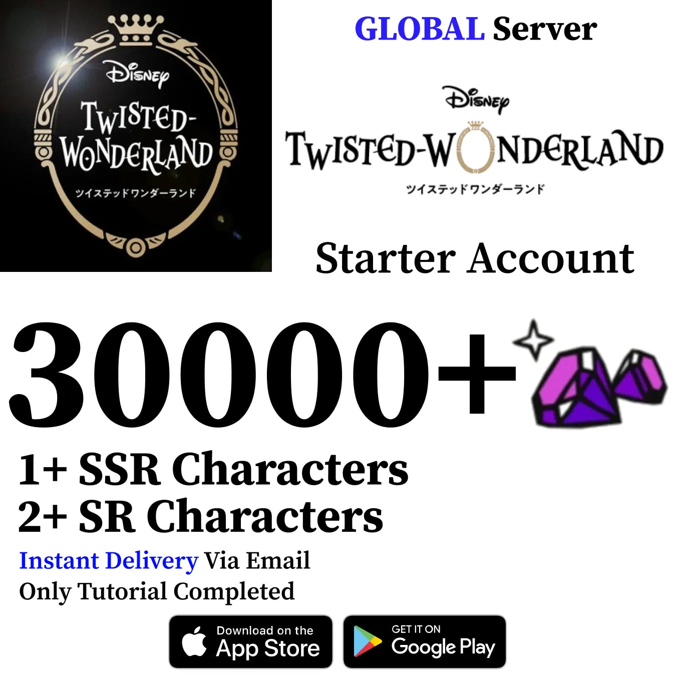 Disney Twisted Wonderland Starter Reroll Account Starter Reroll Account [Global]