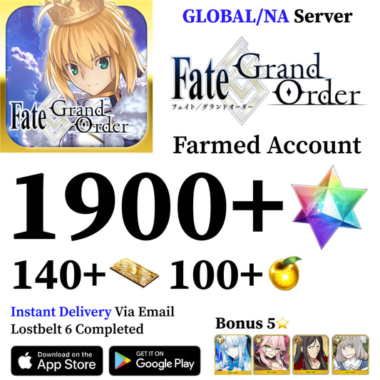 Fate Grand Order Reroll Account