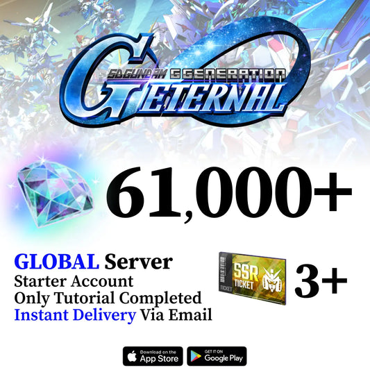 SD Gundam G Generation ETERNAL Starter Account [GLOBAL]