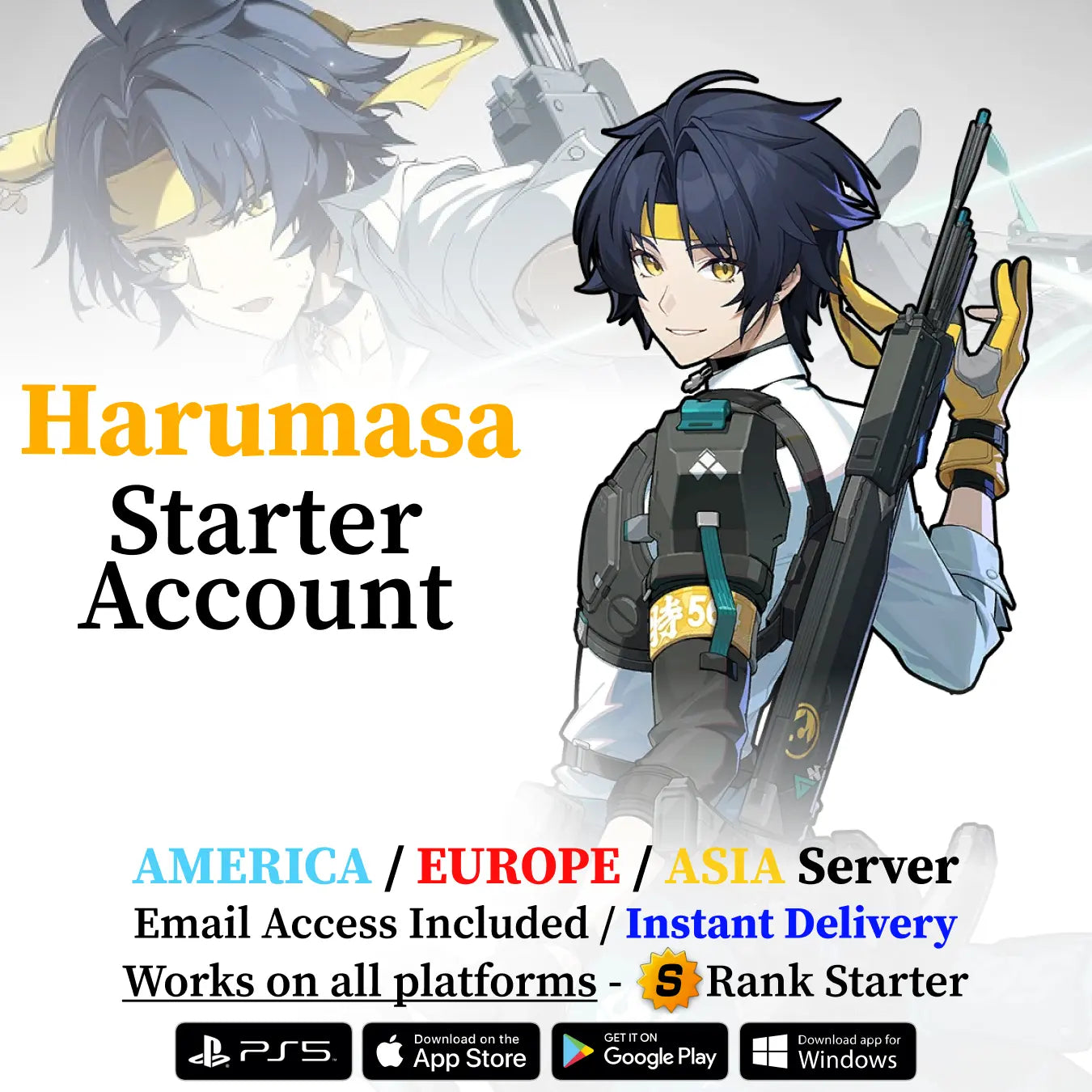 Asaba Harumasa Reroll Account