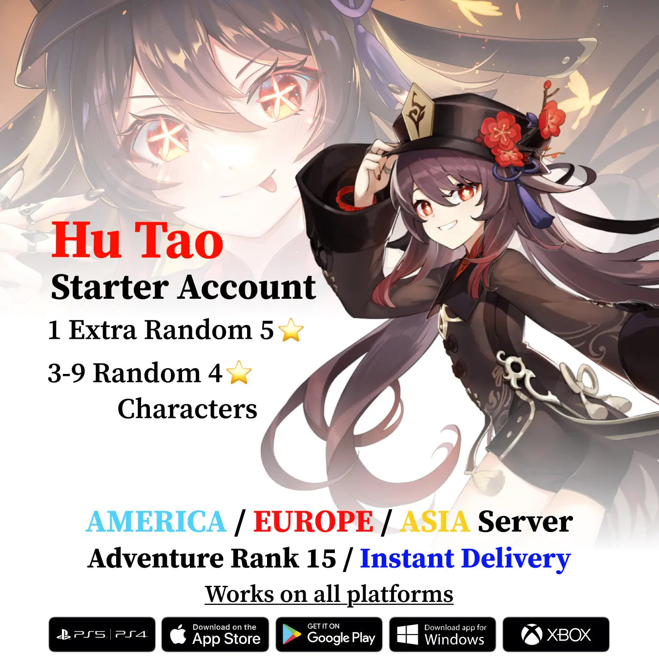 Hu Tao Starter Account