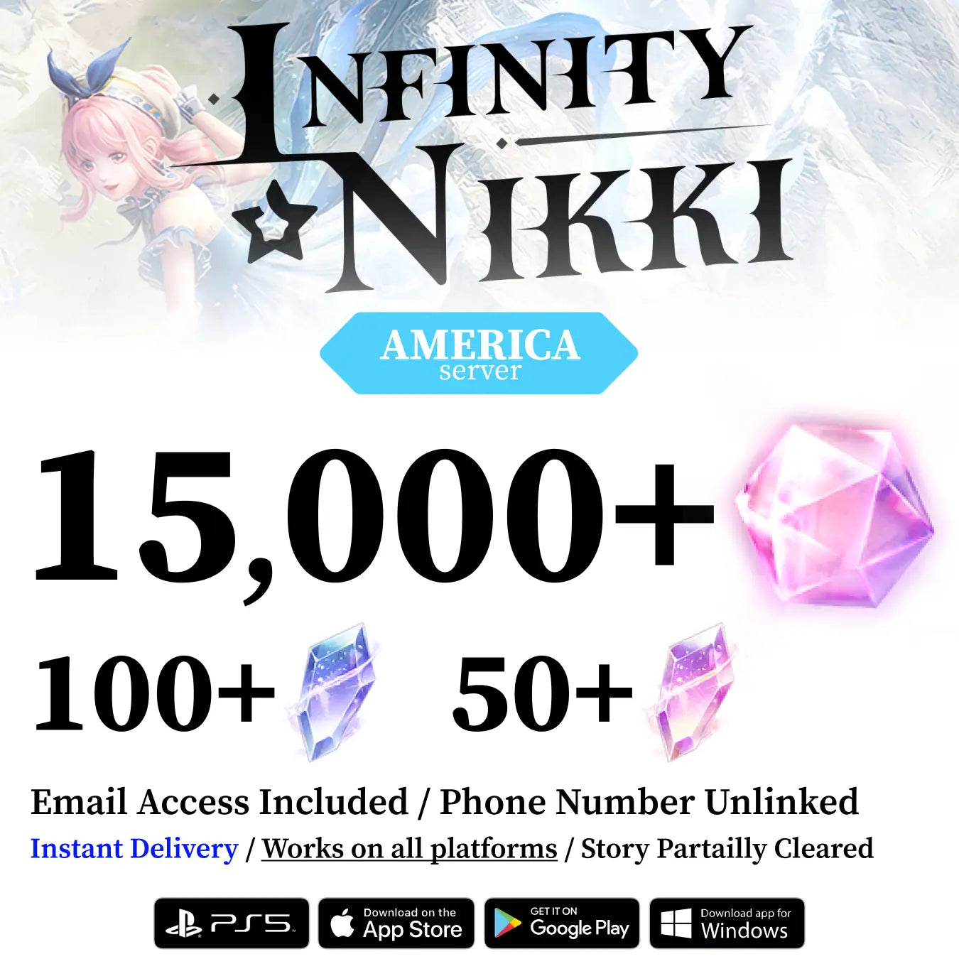 Infinity Nikki Starter Reroll Account [AMERICA]