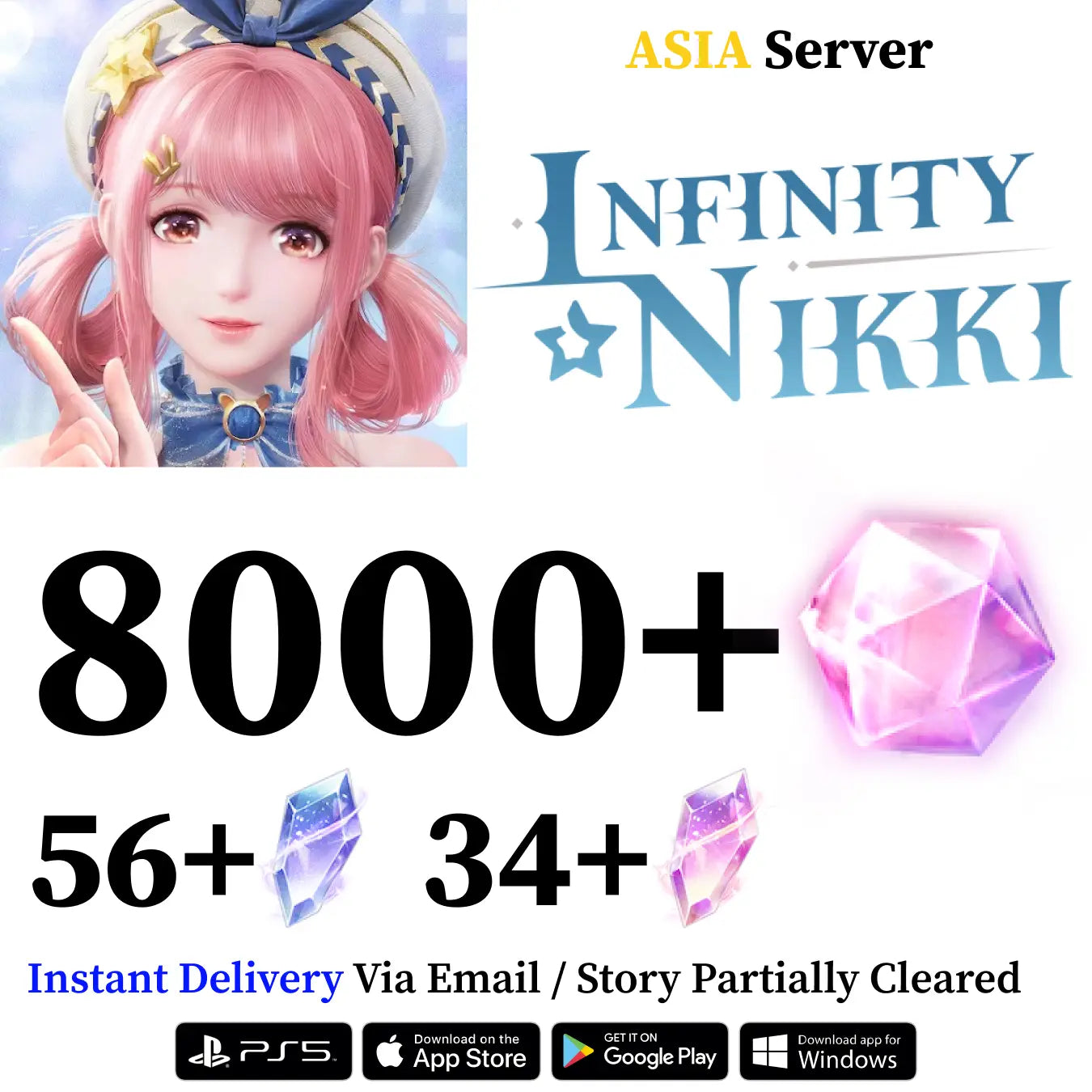 Infinity Nikki Starter Reroll Account [ASIA]