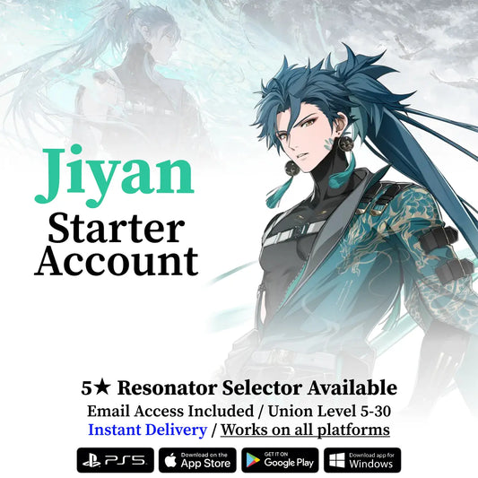 Wuthering Waves Jiyan Starter Reroll Account