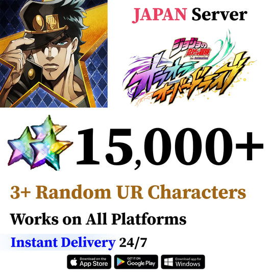 JoJo’s Bizarre Adventure: Ora Ora Overdrive Starter Account [Japan]