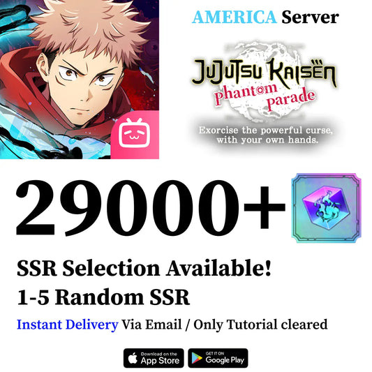 Jujutsu Kaisen Phantom Parade Reroll Account [AMERICA]