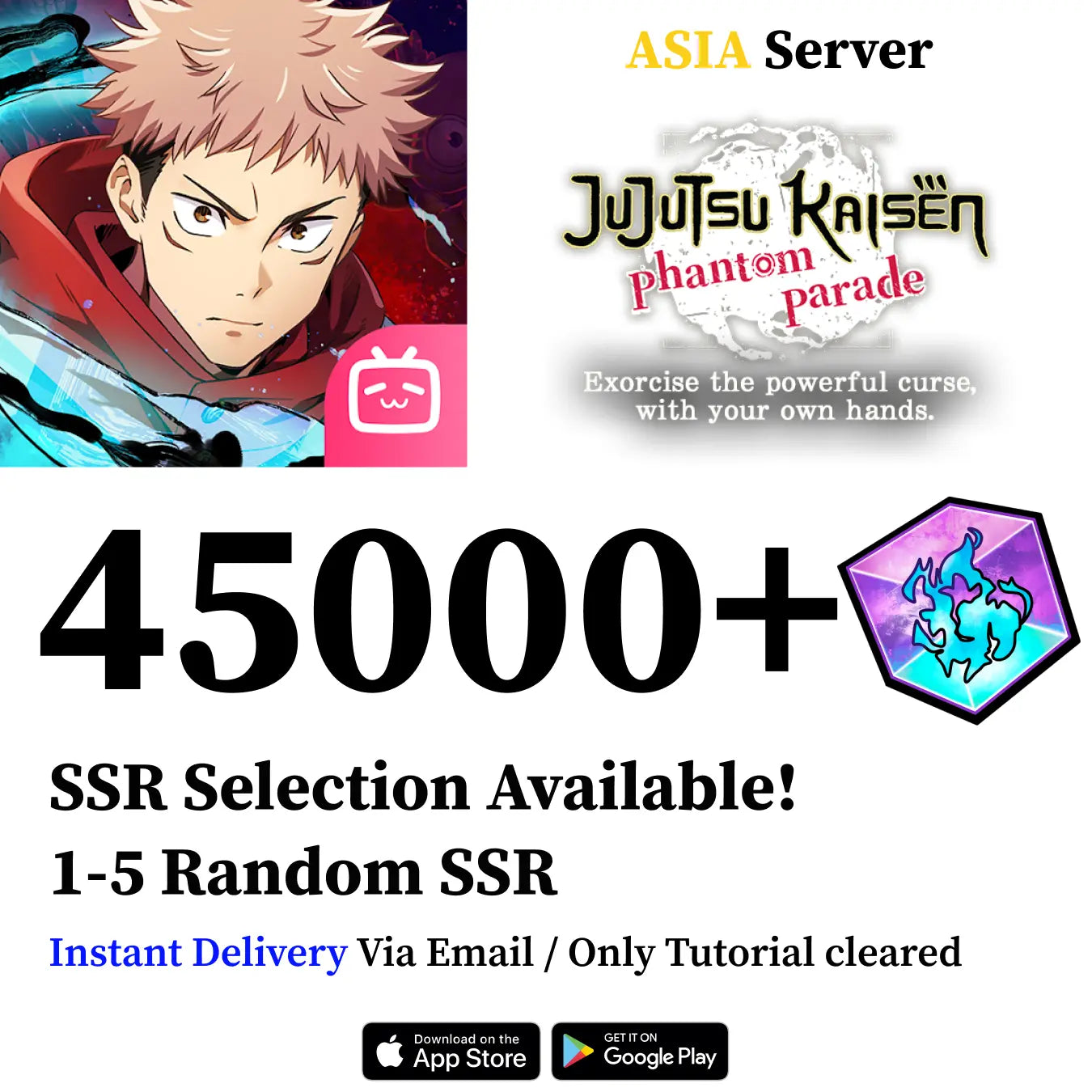 Jujutsu Kaisen Phantom Parade Reroll Account [ASIA]