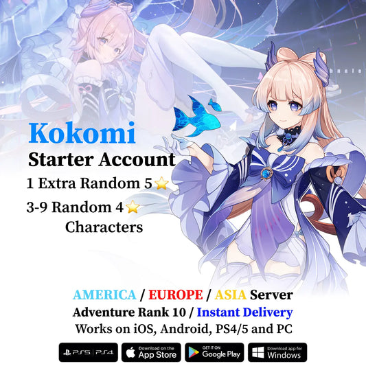 Kokomi Starter Account