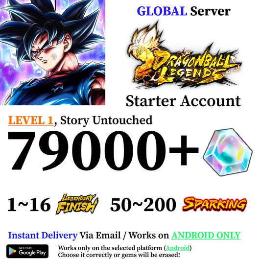 Dragon Ball Legends Starter Account [Android]