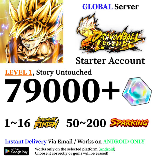 Dragon Ball Legends Starter Account