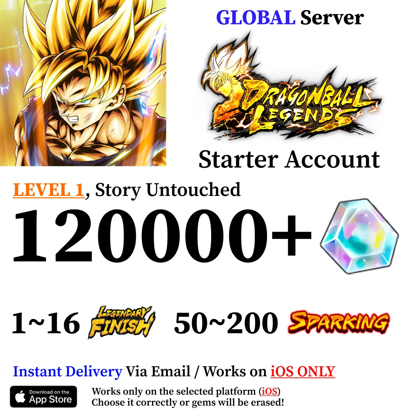 Dragon Ball Legends Starter Account