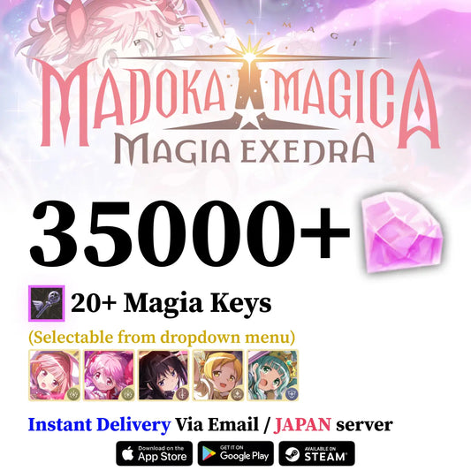 Madoka Magica Magia Exedra Starter Reroll Account with Magica Stones & Magia Keys [JAPAN]