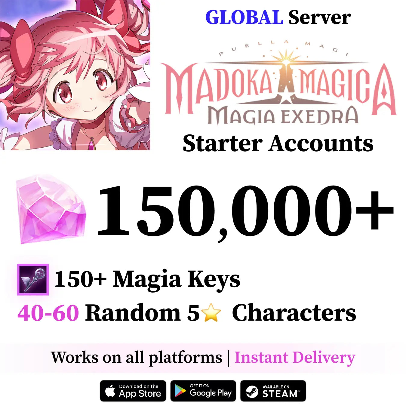 Madoka Magica Exedra Starter Account [GLOBAL]