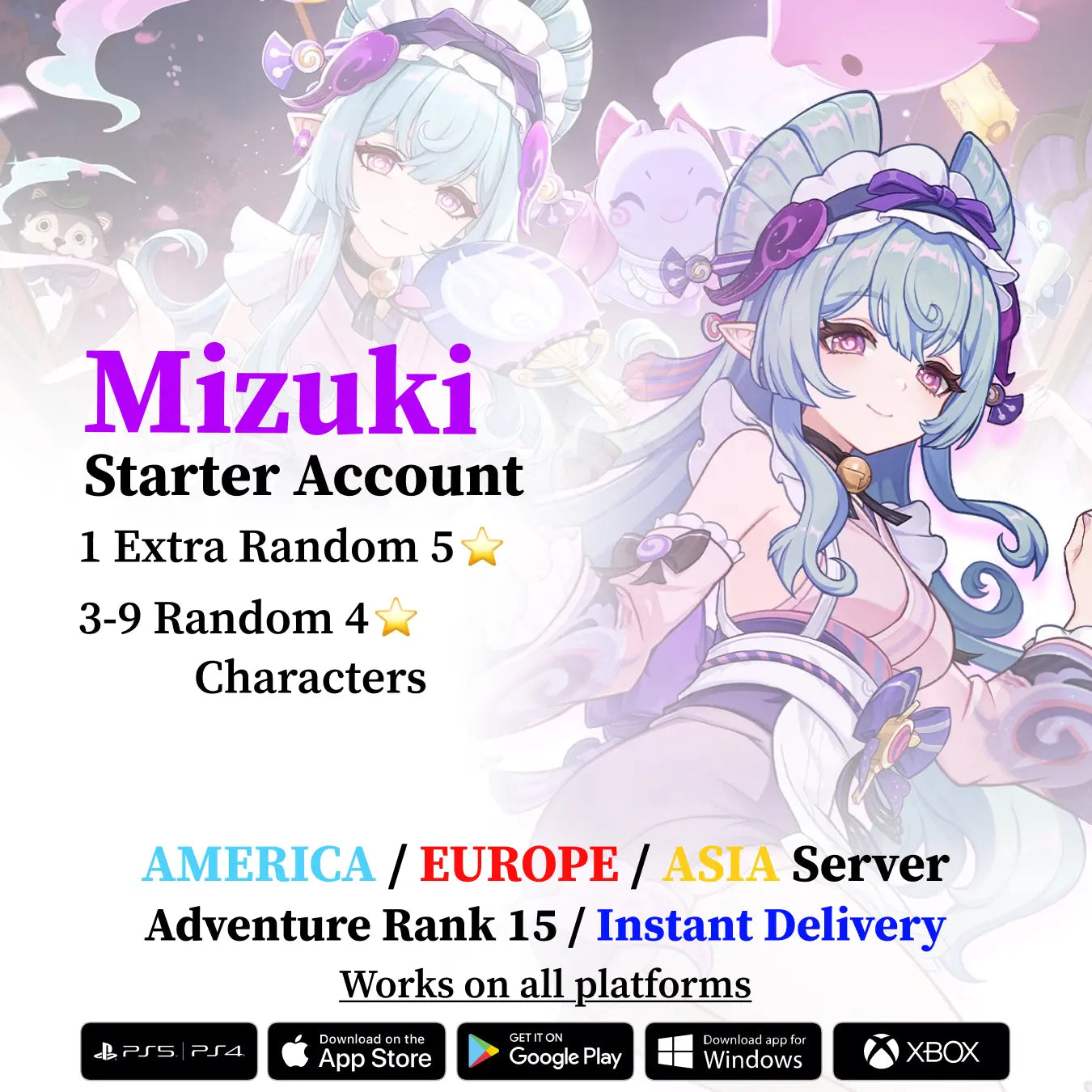 Mizuki Starter Account