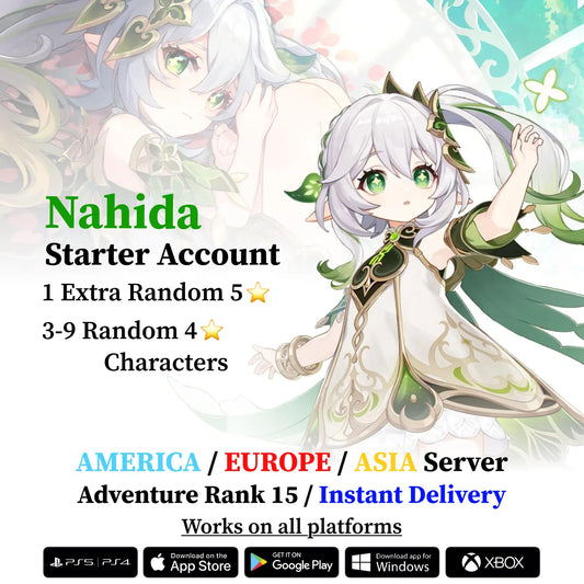 Nahida Starter Account