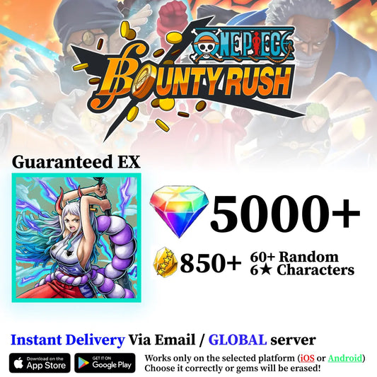 Gear 5 Monkey D. Luffy OPBR Starter Reroll Account [Global]