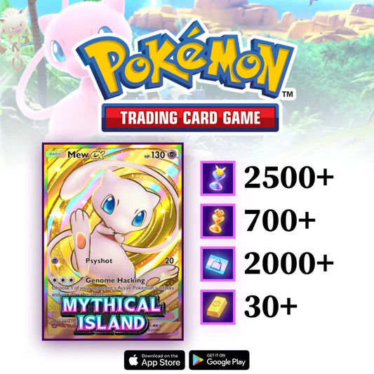 Mythical Island Accounts Pokémon TCG Pocket