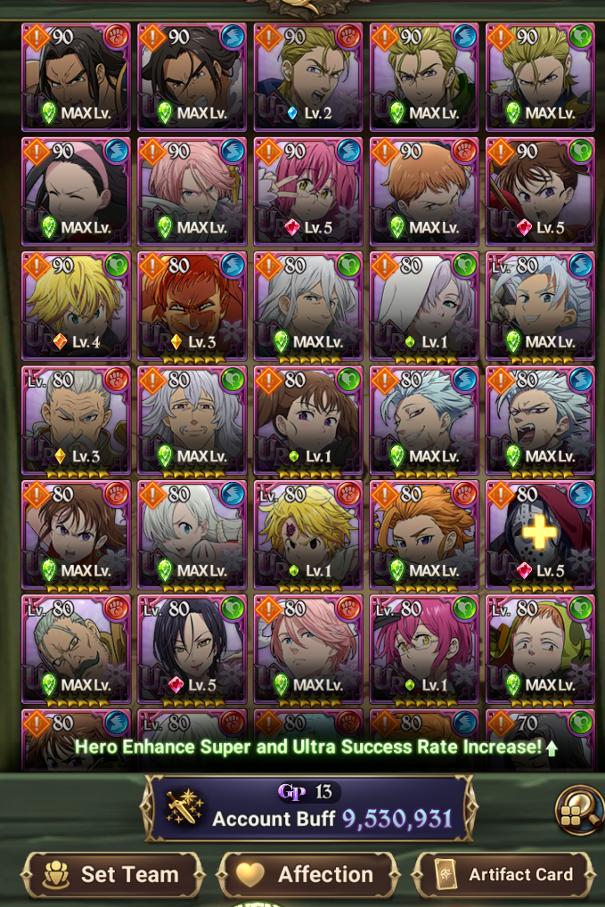 Seven Deadly Sins Grand Cross Special Account V2 [Global]