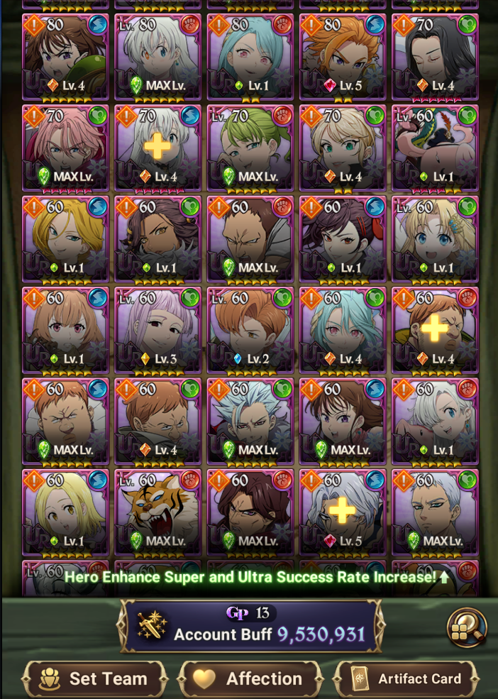 Seven Deadly Sins Grand Cross Special Account V2 [Global]