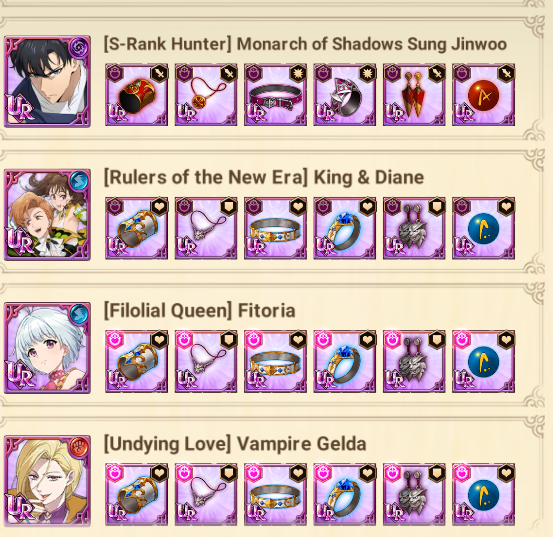 Seven Deadly Sins Grand Cross Special Account V2 [Global]