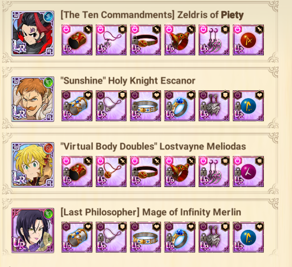 Seven Deadly Sins Grand Cross Special Account V2 [Global]