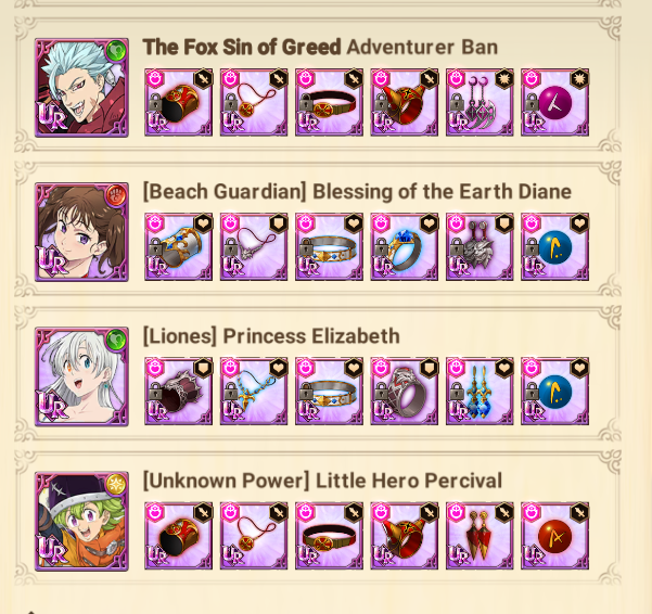 Seven Deadly Sins Grand Cross Special Account V2 [Global]
