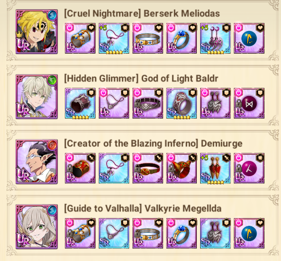 Seven Deadly Sins Grand Cross Special Account V2 [Global]