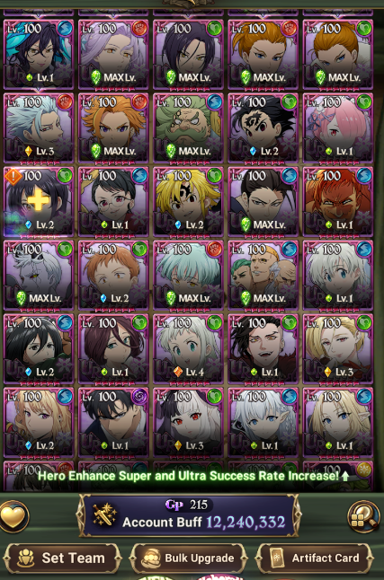 Seven Deadly Sins Grand Cross Special Account [Global]