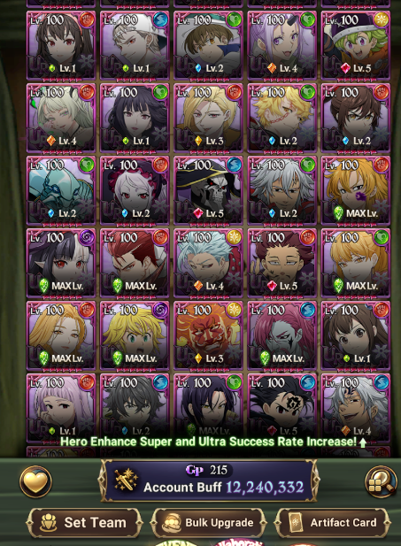 Seven Deadly Sins Grand Cross Special Account [Global]