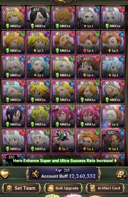 Seven Deadly Sins Grand Cross Special Account [Global]