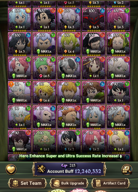 Seven Deadly Sins Grand Cross Special Account [Global]