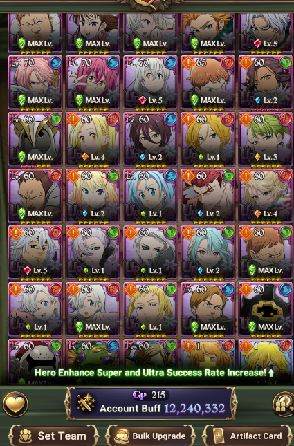 Seven Deadly Sins Grand Cross Special Account [Global]