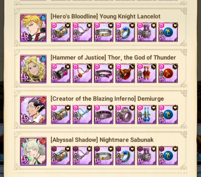 Seven Deadly Sins Grand Cross Special Account [Global]