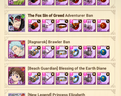 Seven Deadly Sins Grand Cross Special Account [Global]