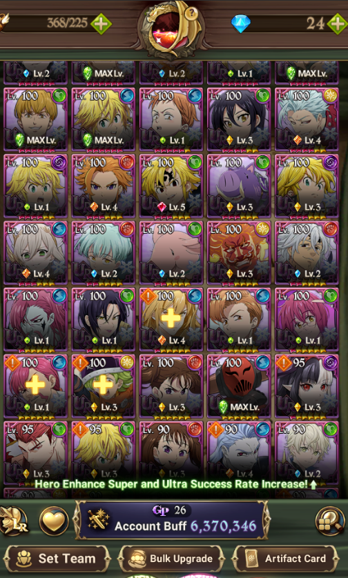 Seven Deadly Sins Grand Cross Special Account [Global]