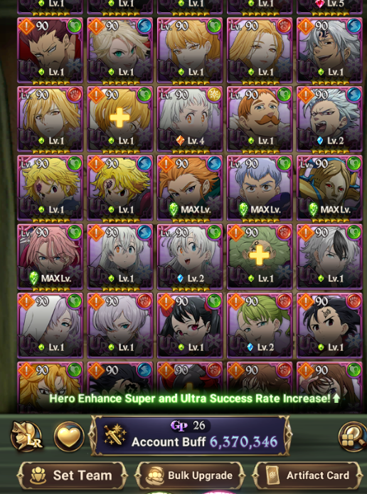 Seven Deadly Sins Grand Cross Special Account [Global]