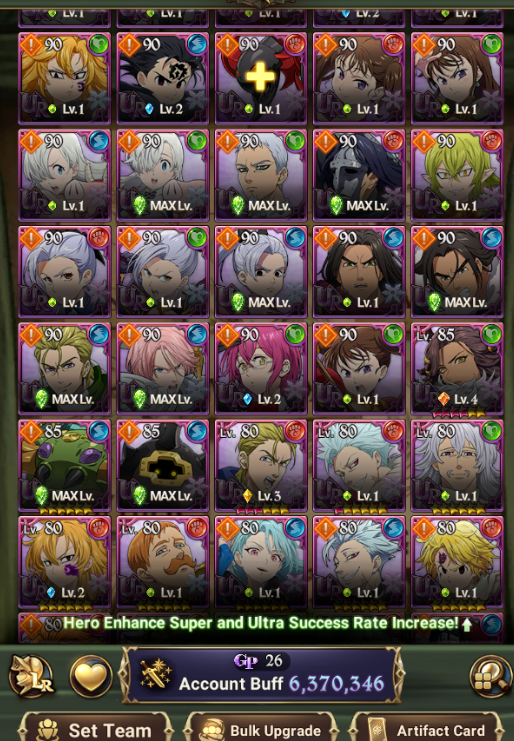 Seven Deadly Sins Grand Cross Special Account [Global]