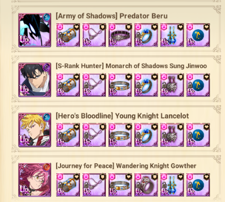 Seven Deadly Sins Grand Cross Special Account [Global]