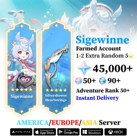 Sigewinne with Signature Weapon and Wishes