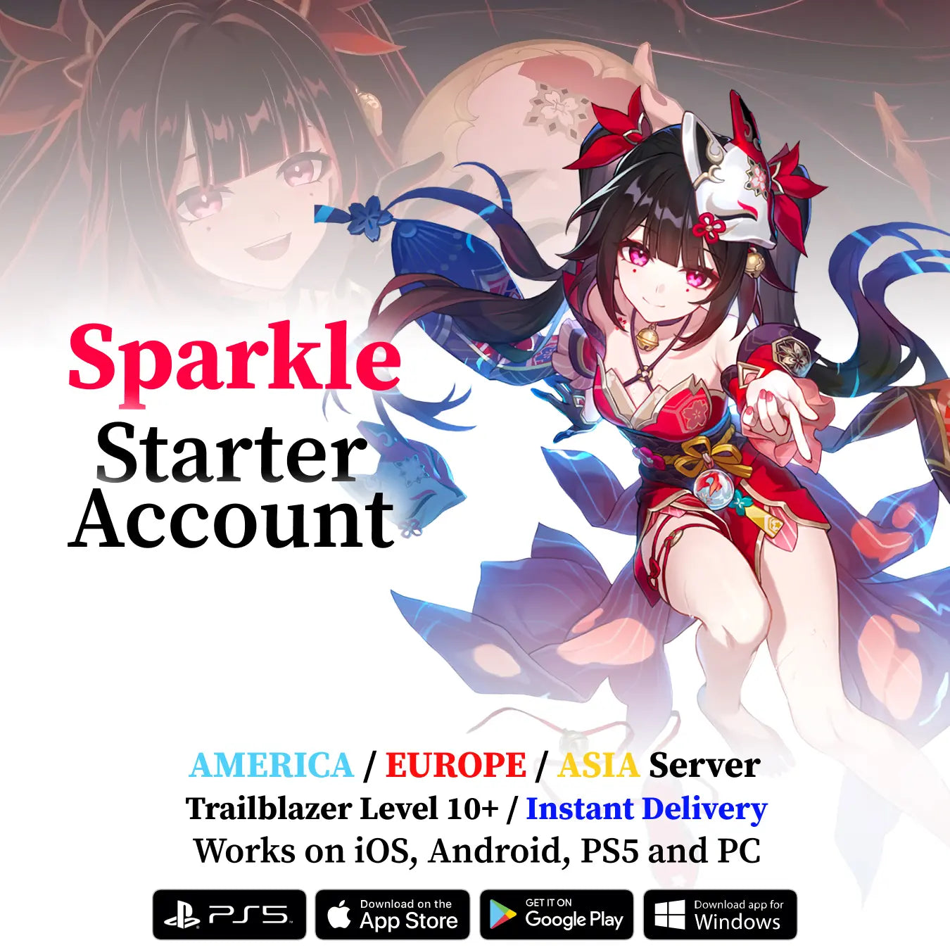 Sparkle Honkai Star Rail Starter Account [ASIA]