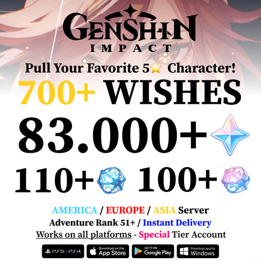 Genshin Impact Reroll Account - Special